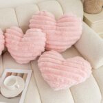 Home Textiles, Cushions & Covers Plush Heart-Shaped Cushion
