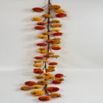 Fabric pumpkin ornament Hanging Velvet Pumpkin Garland