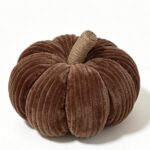 Fabric pumpkin ornament Corduroy Pumpkin