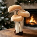 Fabric mushroom ornament Velvet Foam Mushroom Ornament