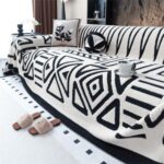 Sofa cover Knitted Plush Sofa Cover