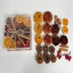 Fabric pumpkin ornament Velvet Pumpkin DIY Craft Kit in Gift Box