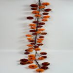 Fabric pumpkin ornament Hanging Velvet Pumpkin Garland