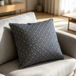 Home Textiles, Cushions & Covers Diamond Jacquard Chenille Cushion Cover