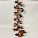 Fabric pumpkin ornament Hanging Velvet Pumpkin Garland