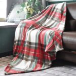 blanket Christmas Print Flannel Throw Blanket