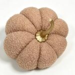 Fabric pumpkin ornament Teddy Fleece Fabric Pumpkin