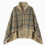 blanket Plaid Reversible Wearable Wrap Blanket