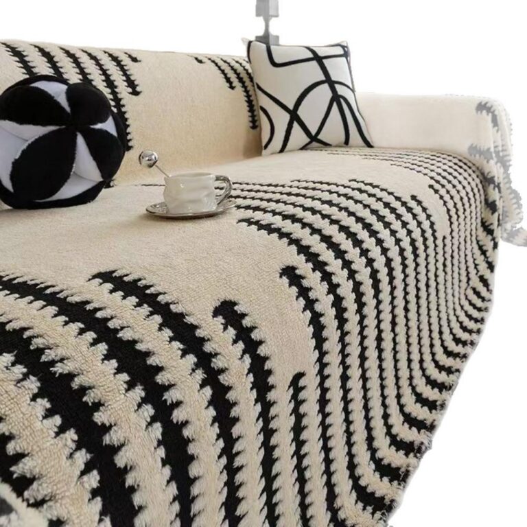 Sofa cover Knitted Plush Sofa Cover