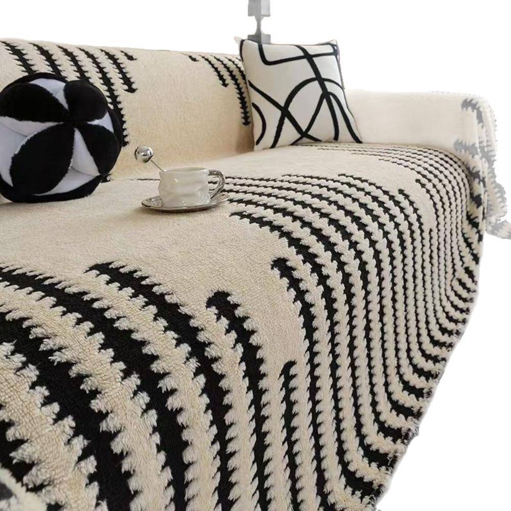 Sofa cover Knitted Plush Sofa Cover