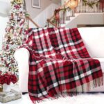 blanket Christmas Print Flannel Throw Blanket