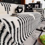 Sofa cover Knitted Plush Sofa Cover