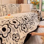 Sofa cover Knitted Plush Sofa Cover