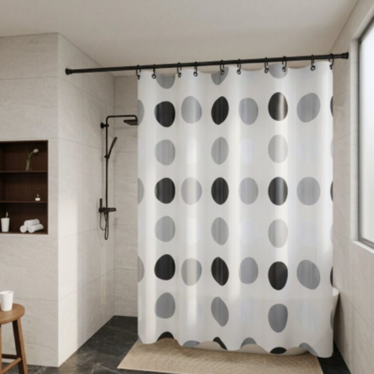 Shower curtain Polyester Heat Transfer Printed Shower Curtain