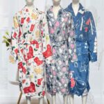 Bathrobe Woven Printed Bathrobe