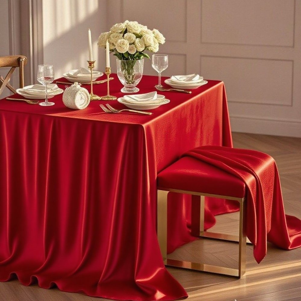 tablecloth Light Luxury Satin Tablecloth