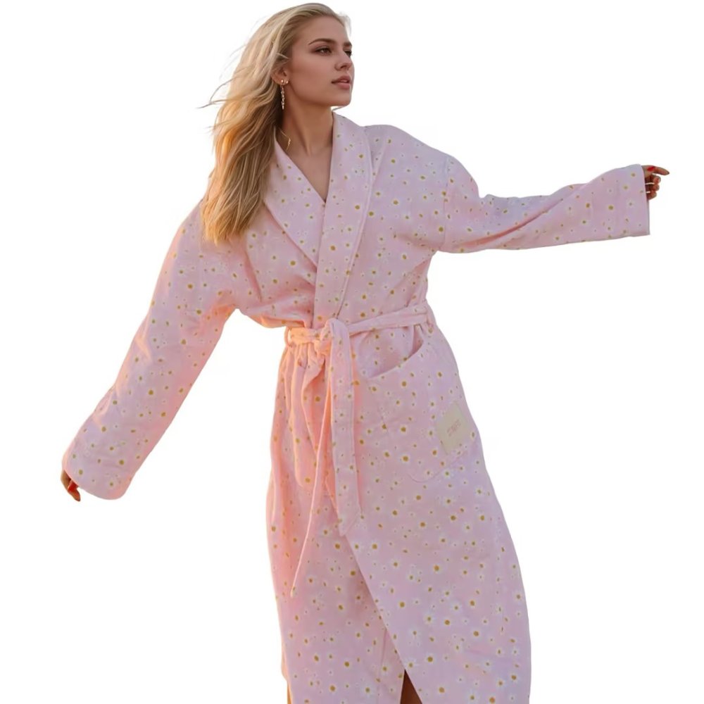 Bathrobe Woven Printed Bathrobe