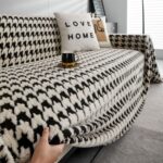 Sofa cover Knitted Plush Sofa Cover