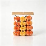 Fabric pumpkin ornament Velvet Mini Pumpkin Ornament