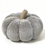 Fabric pumpkin ornament Corduroy Pumpkin