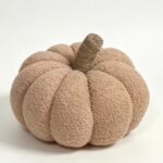 Fabric pumpkin ornament Teddy Fleece Fabric Pumpkin