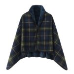 blanket Plaid Reversible Wearable Wrap Blanket