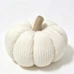 Fabric pumpkin ornament Corduroy Pumpkin