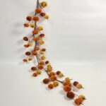 Fabric pumpkin ornament Hanging Velvet Pumpkin Garland