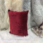 Home Textiles, Cushions & Covers Striped Flannel Cushion Cover