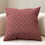 Home Textiles, Cushions & Covers Diamond Jacquard Chenille Cushion Cover